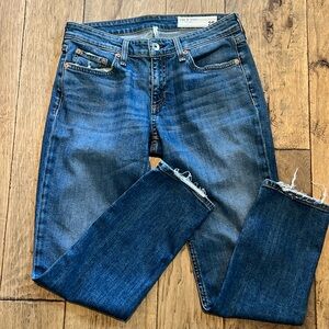 Rag & Bone Dre Low - Rise Slim Distressed Boyfriend Jeans